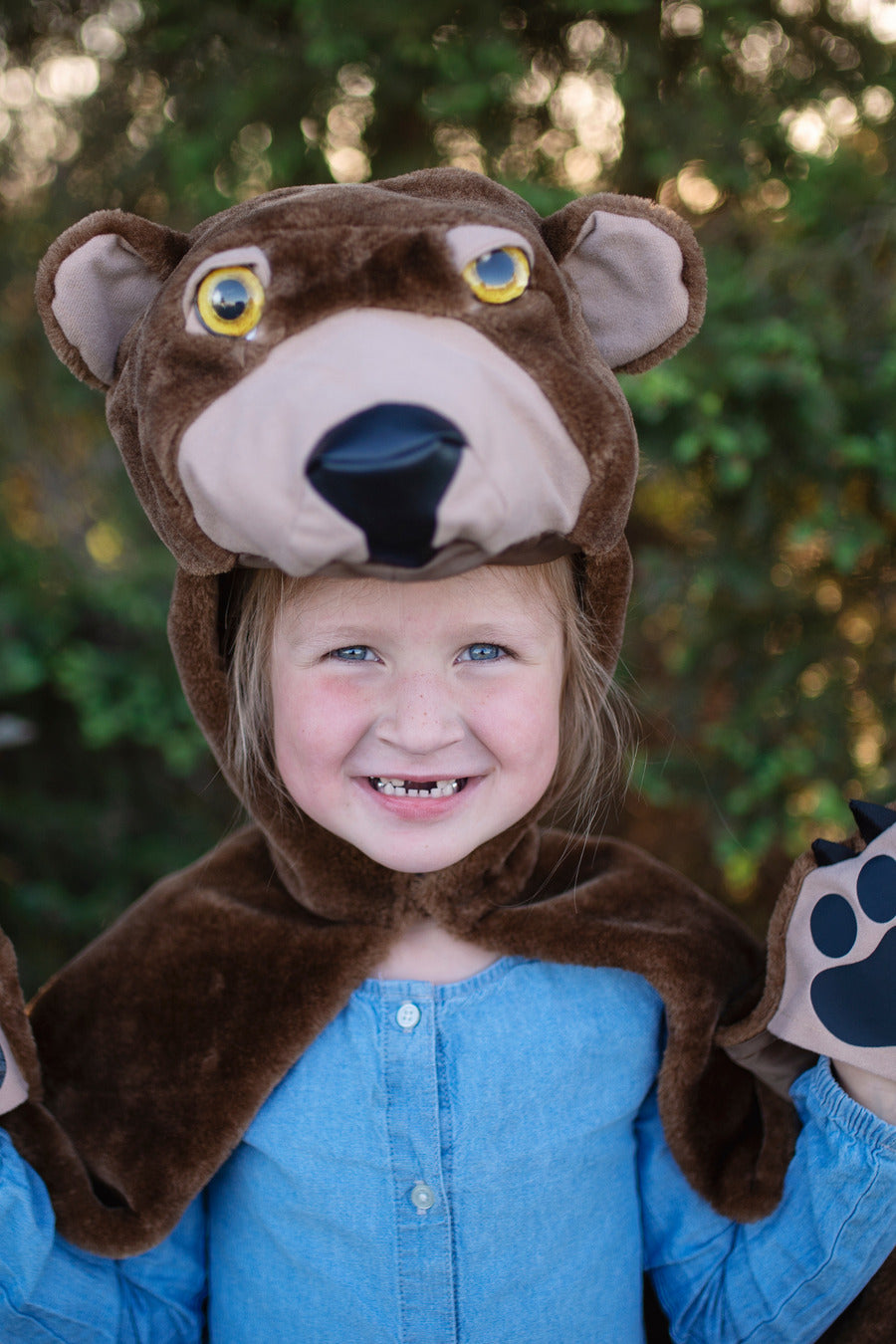 Storybook Bear Cape (Size 2-3)