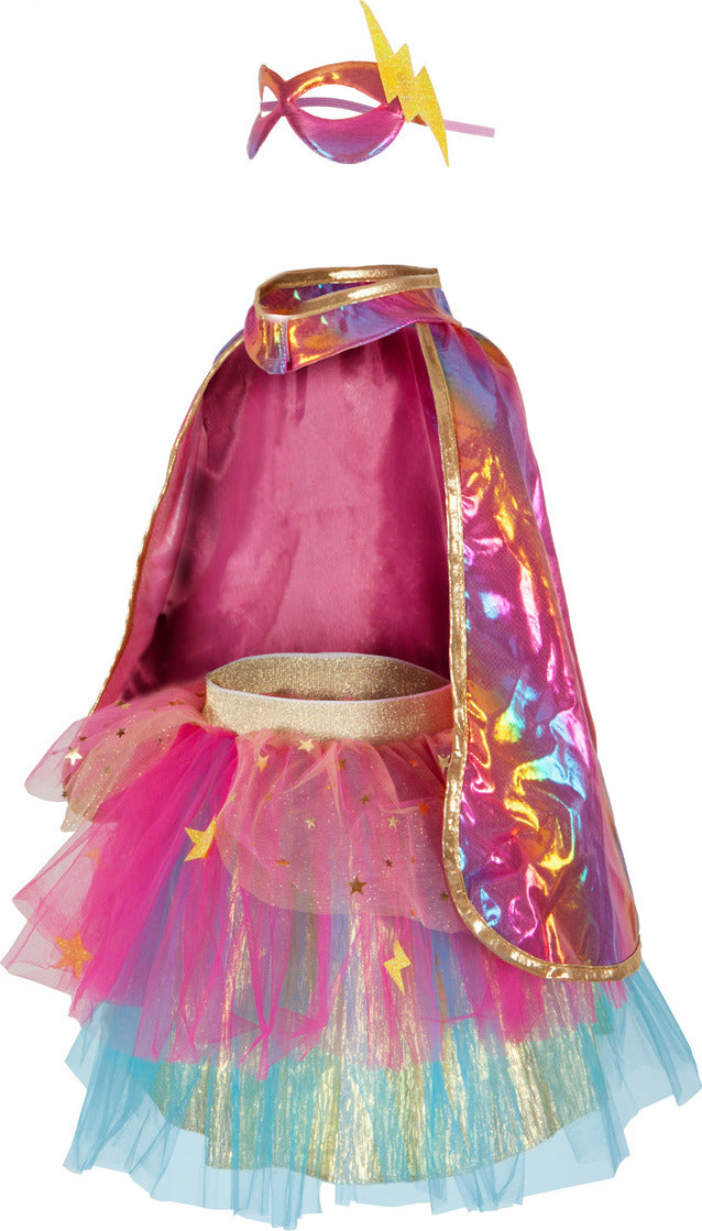 Super-duper Tutu/Cape/Mask, Pink & Gold