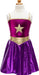 Superhero Star Dress, Cape & Headpiece