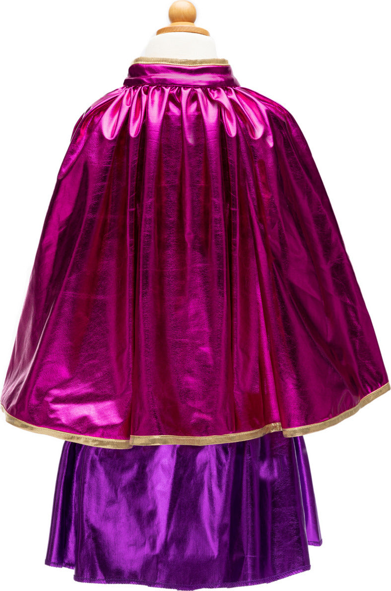 Superhero Star Dress, Cape & Headpiece