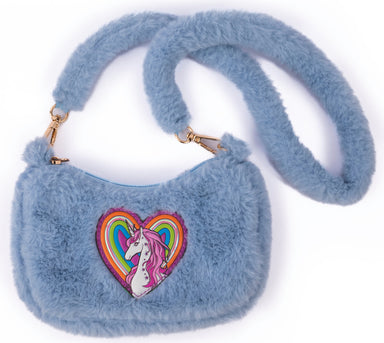 Periwinkle Rainbow Cuddle Crossbody Purse