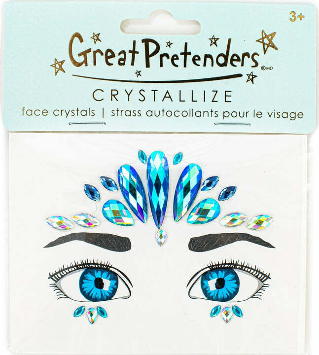 Ocean Mermaid Face Crystals