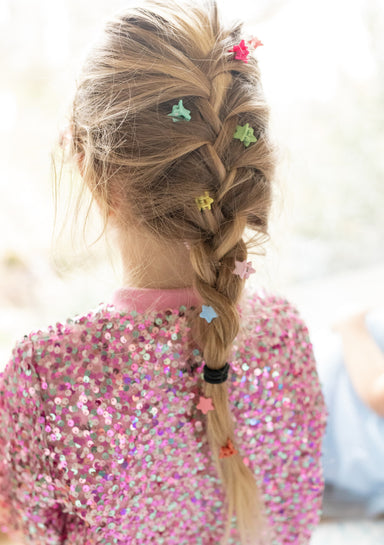 Rainbow Star Mini Hairclips