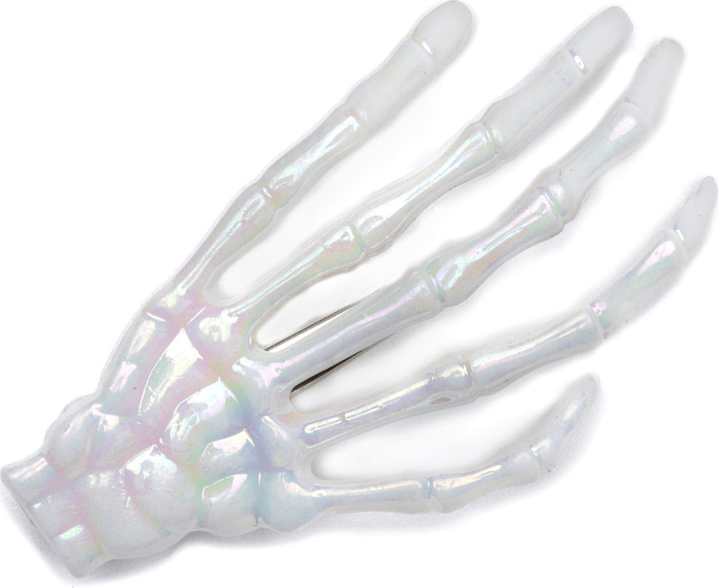 Skeleton Hands Hair Clips