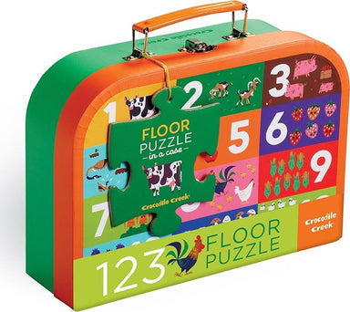 24-Piece Puzzle Case - Barnyard 123