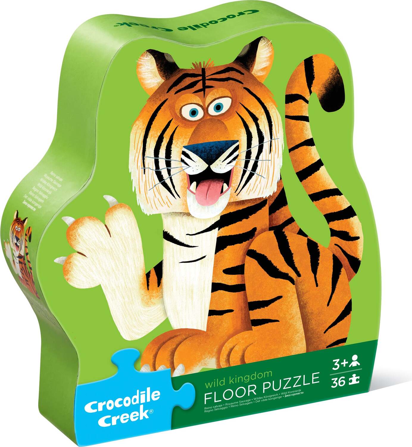 36-pc Shaped Box Puzzle - Wild Kingdom