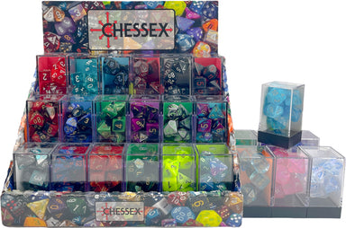 Best of Chessex 7-Die Polyhedral Dice Set Sampler