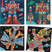 Space Battle Sticker Mosaic Craft Kit