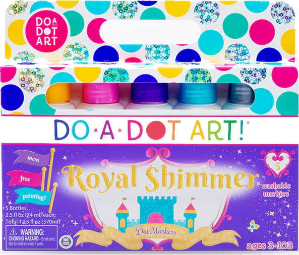 Royal Shimmer 5 Pack Dot Markers [Washable]