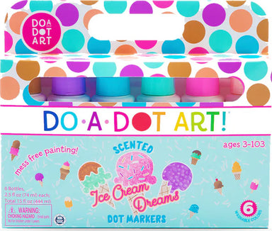 Ice Cream Dreams 6 Pack Scented Dot Markers