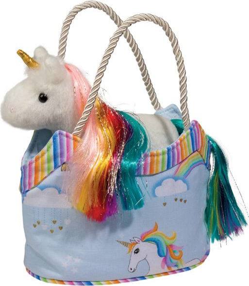 Rainbow Sky Sassy Sak with Unicorn