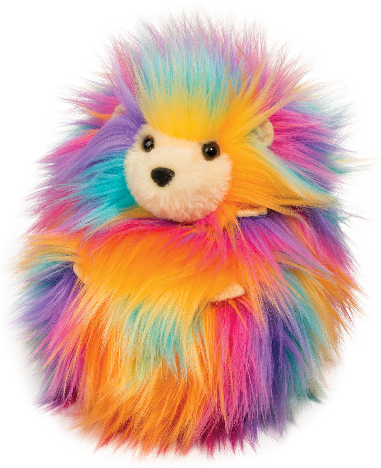 Leon Rainbow Hedgehog Fur Fuzzle