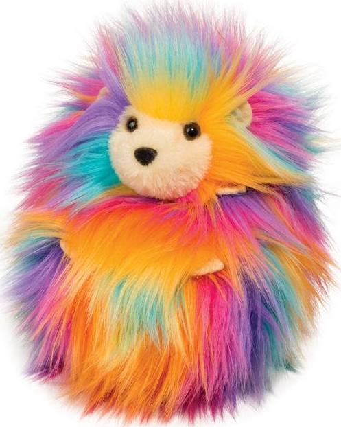 Leon Rainbow Hedgehog Fur Fuzzle