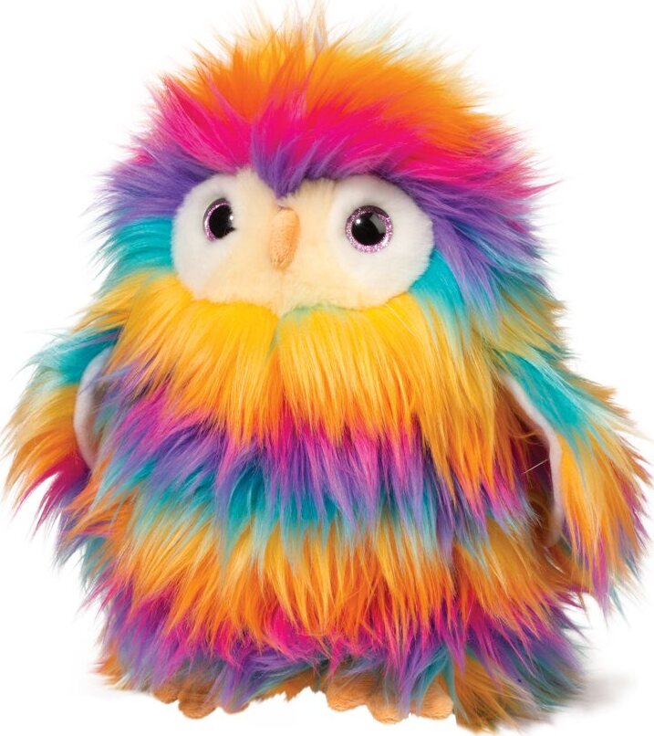 Izzy Rainbow Owl Fur Fuzzle