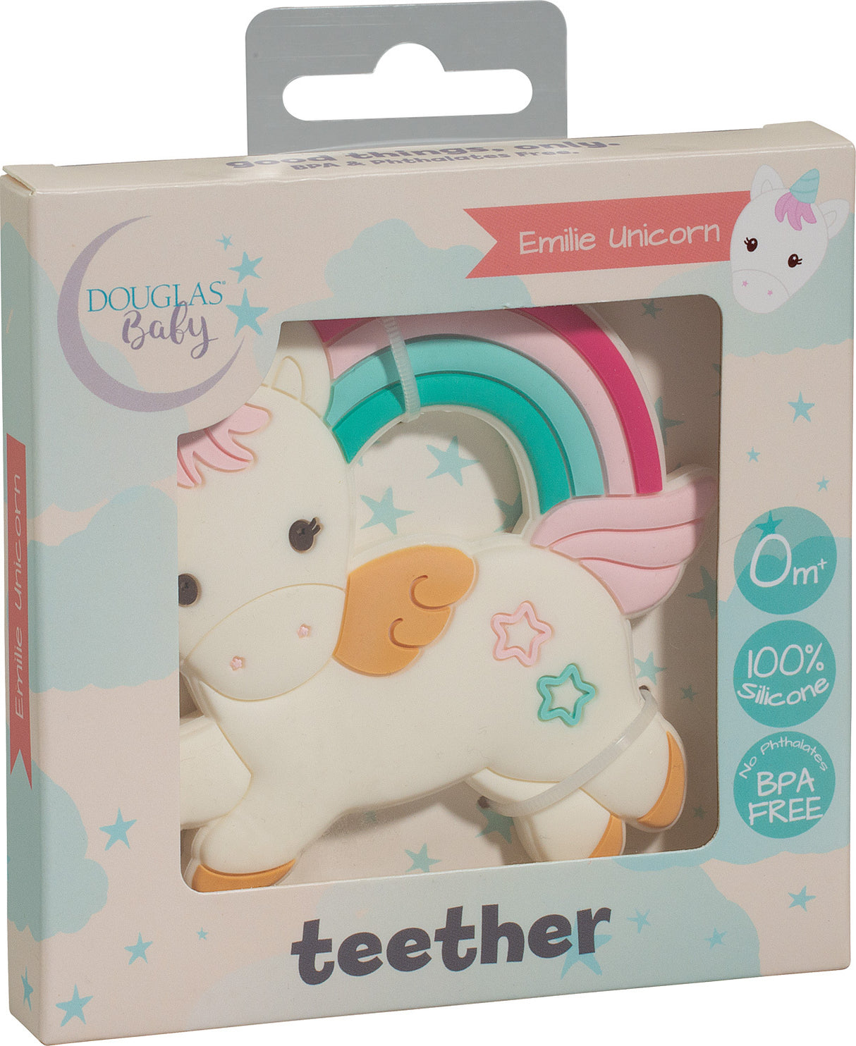 Emilie Unicorn Silicone Teether