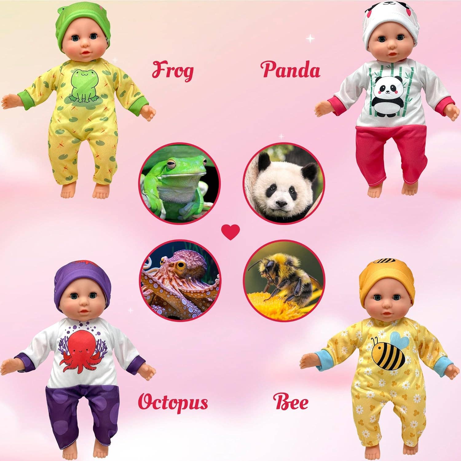 14 Inch Baby Doll Play Set Wardrobe Closet