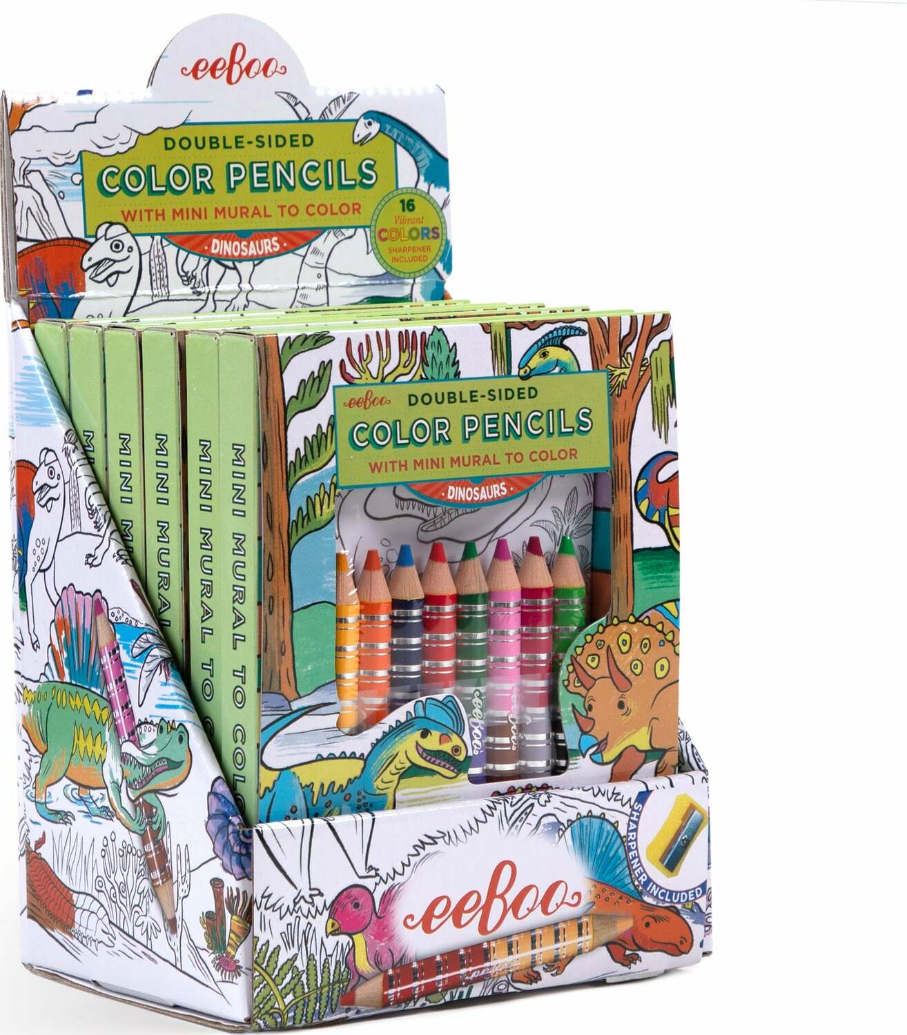 Dinosaur (biggie pencils with mini murals)