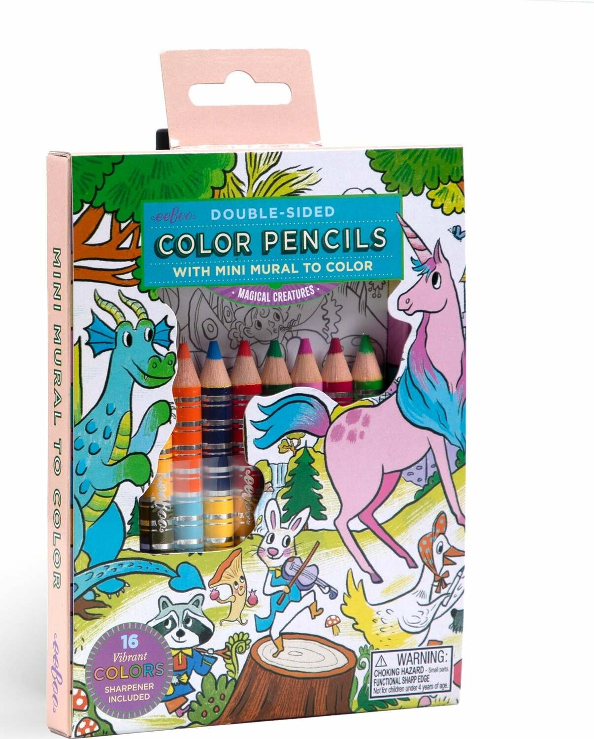 Magical Creatures (biggie pencils with mini murals)