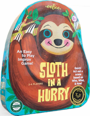 Sloth in a Hurry Shaped Spinner Game