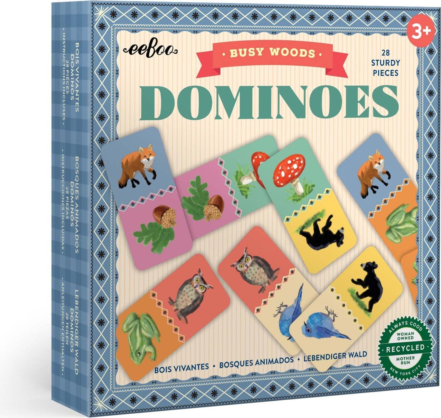 Busy Woods Dominoes (medium square game)