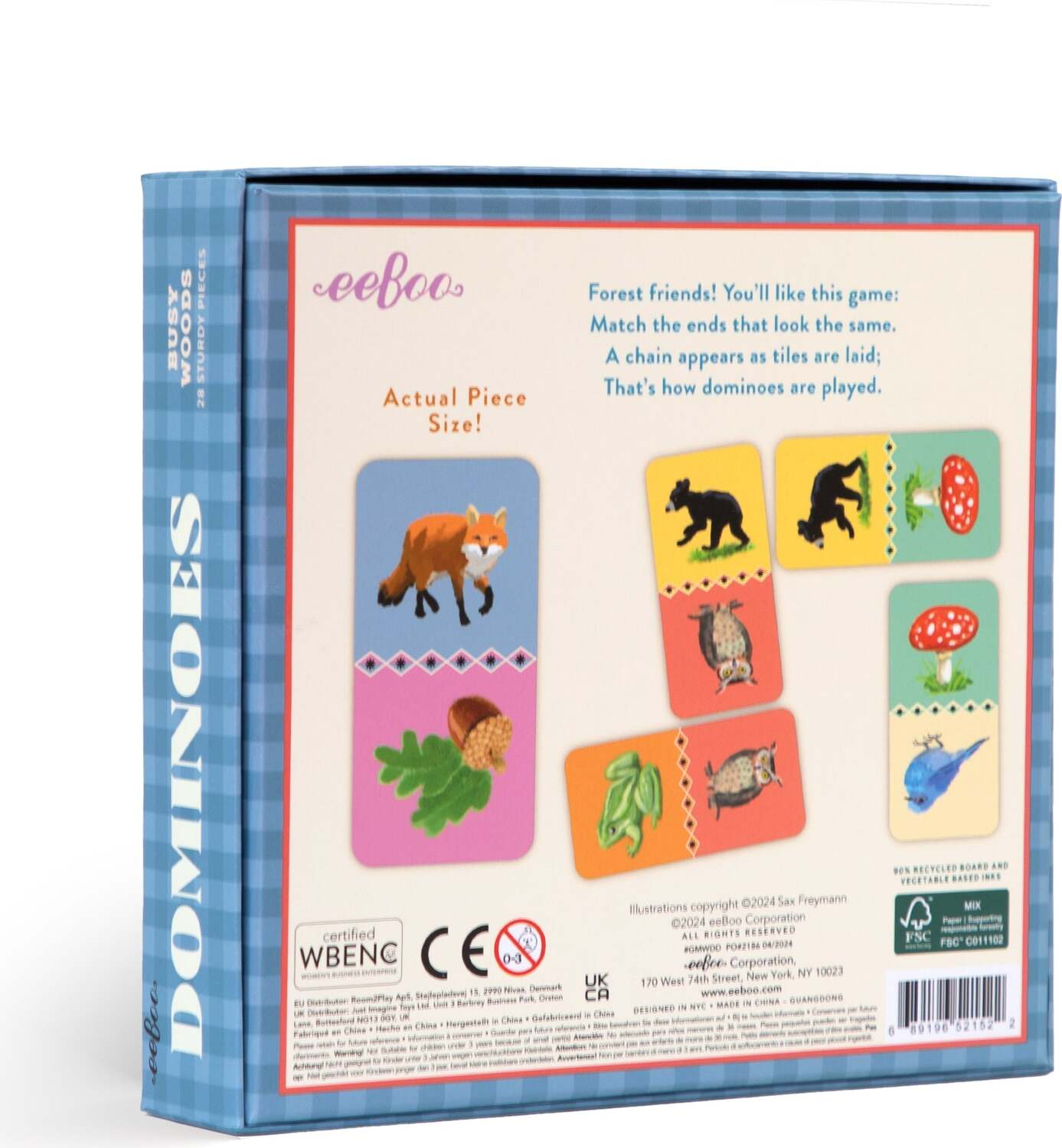 Busy Woods Dominoes (medium square game)