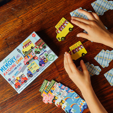 Trucks and a Bus (little memory & matching game)