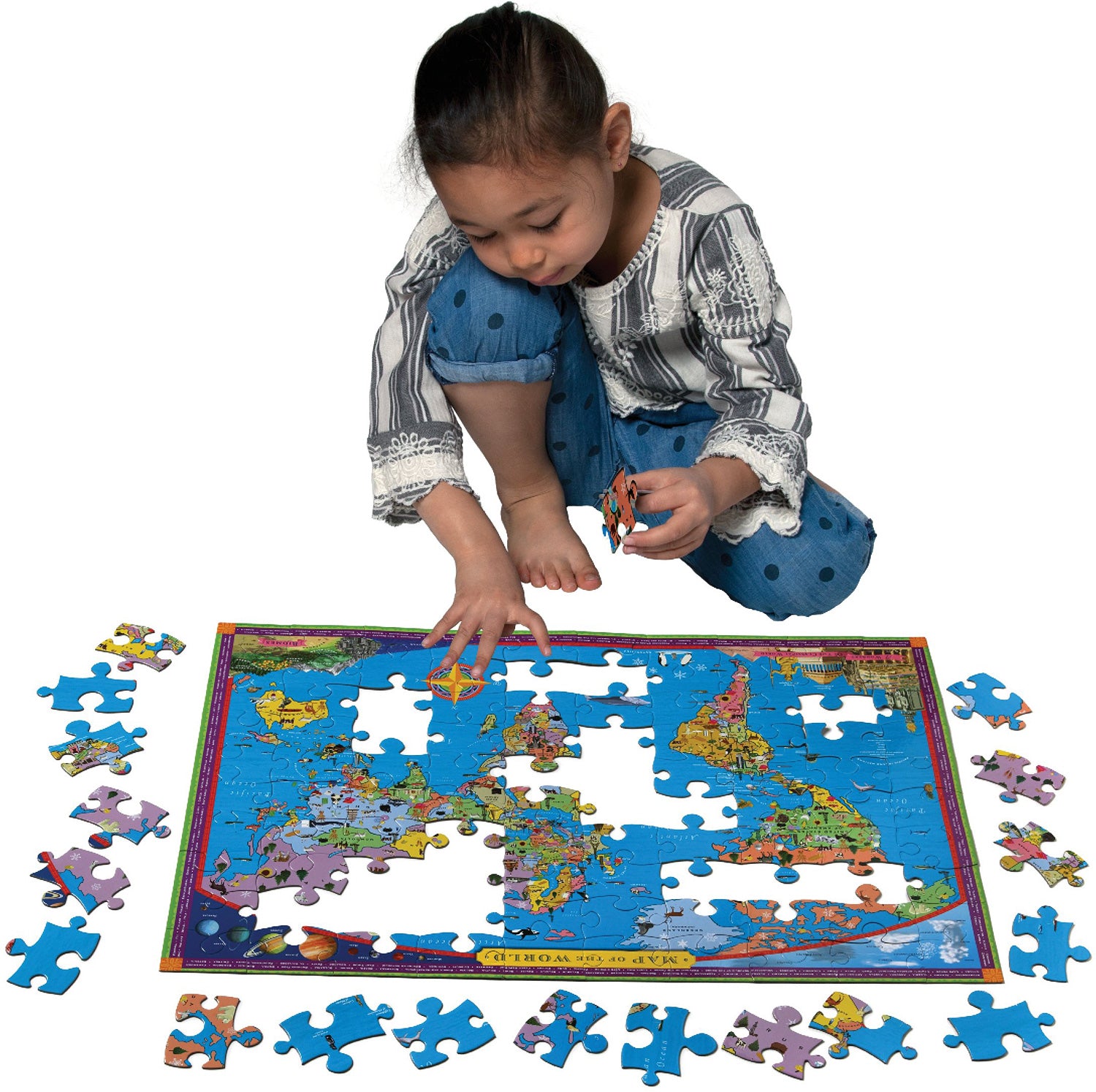 World Map (100 piece puzzles)