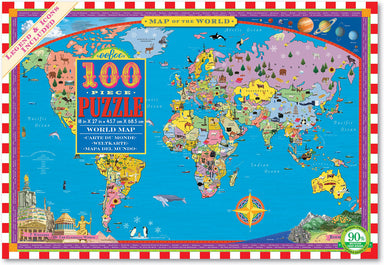 World Map (100 piece puzzles)