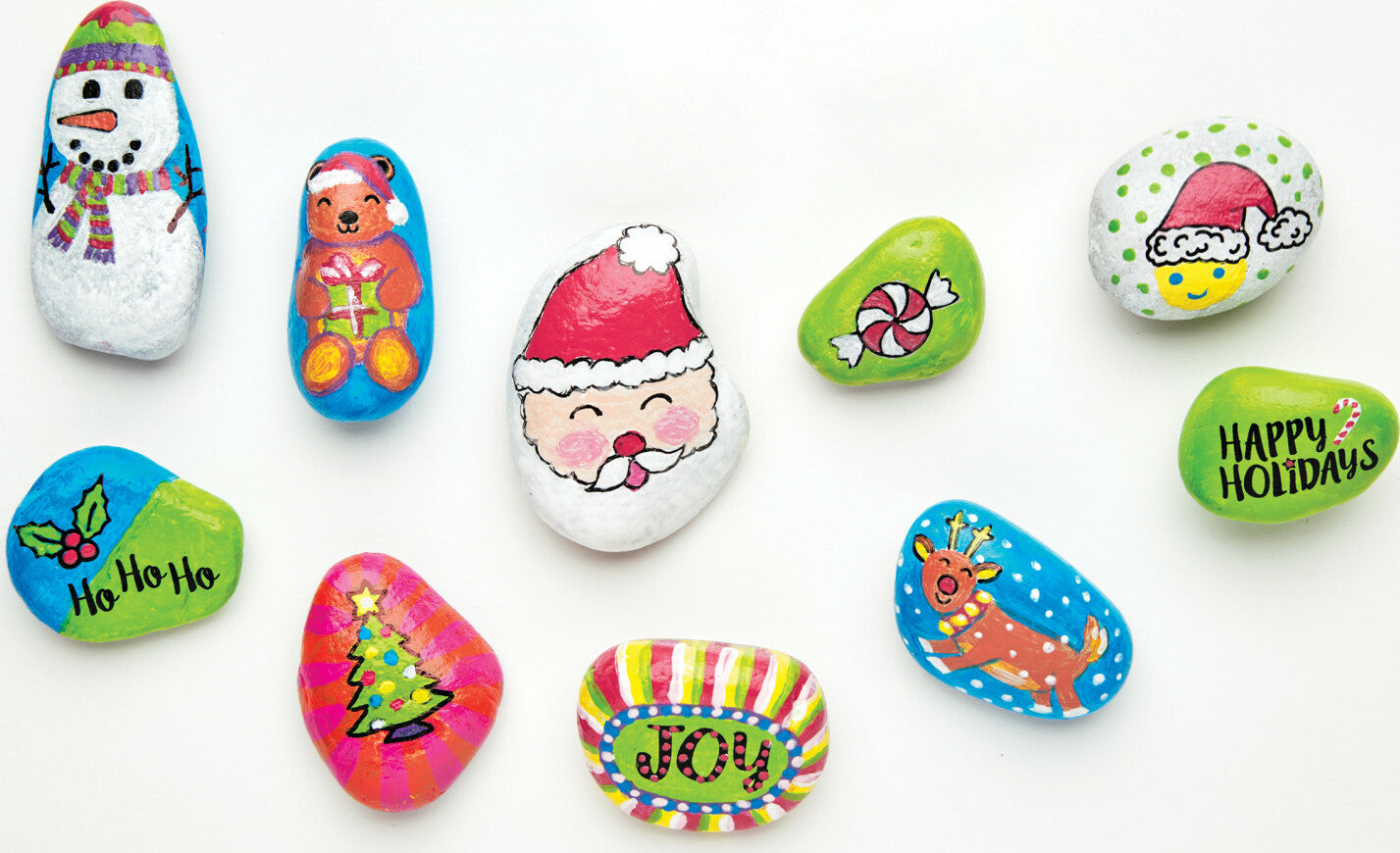 Holiday Hide & Seek Rock Painting Kit