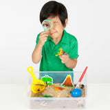 Sensory Bin Dinosaur Dig