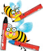 12 Brilliant Beeswax Crayons in Storage Case