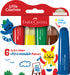 Little Creatives 6 Extra Jumbo Ultra Washable Markers