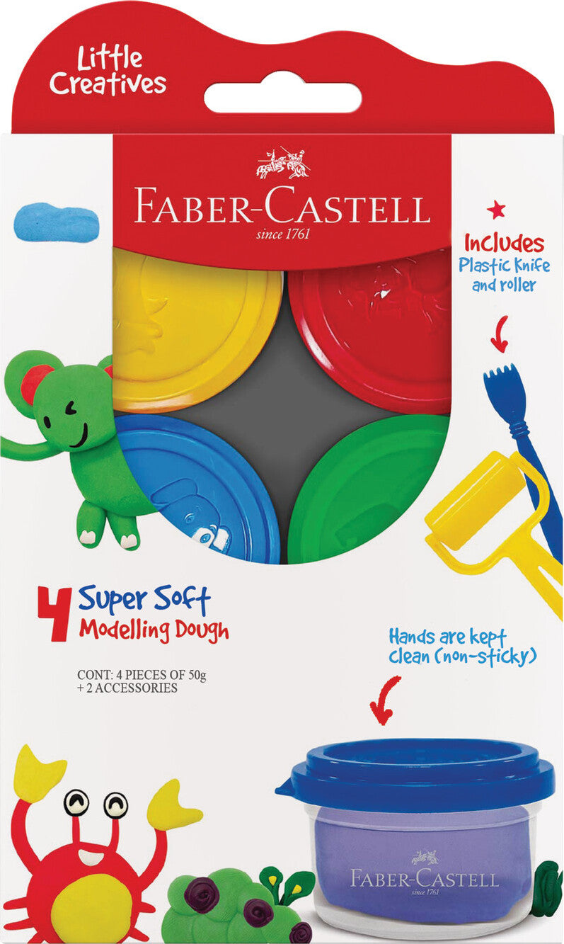 4Ct Little Creatives Modelling Dough 50gm