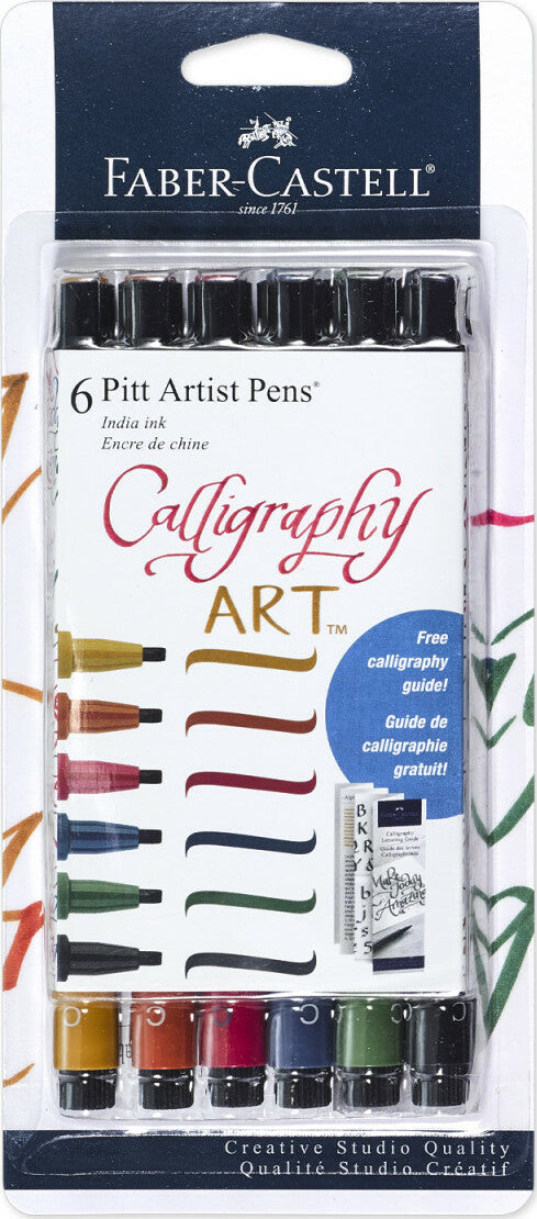 Pitt Artist Pen® Calligraphy Multi Color - Set of 6