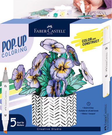 Pop Up Coloring - Pansy
