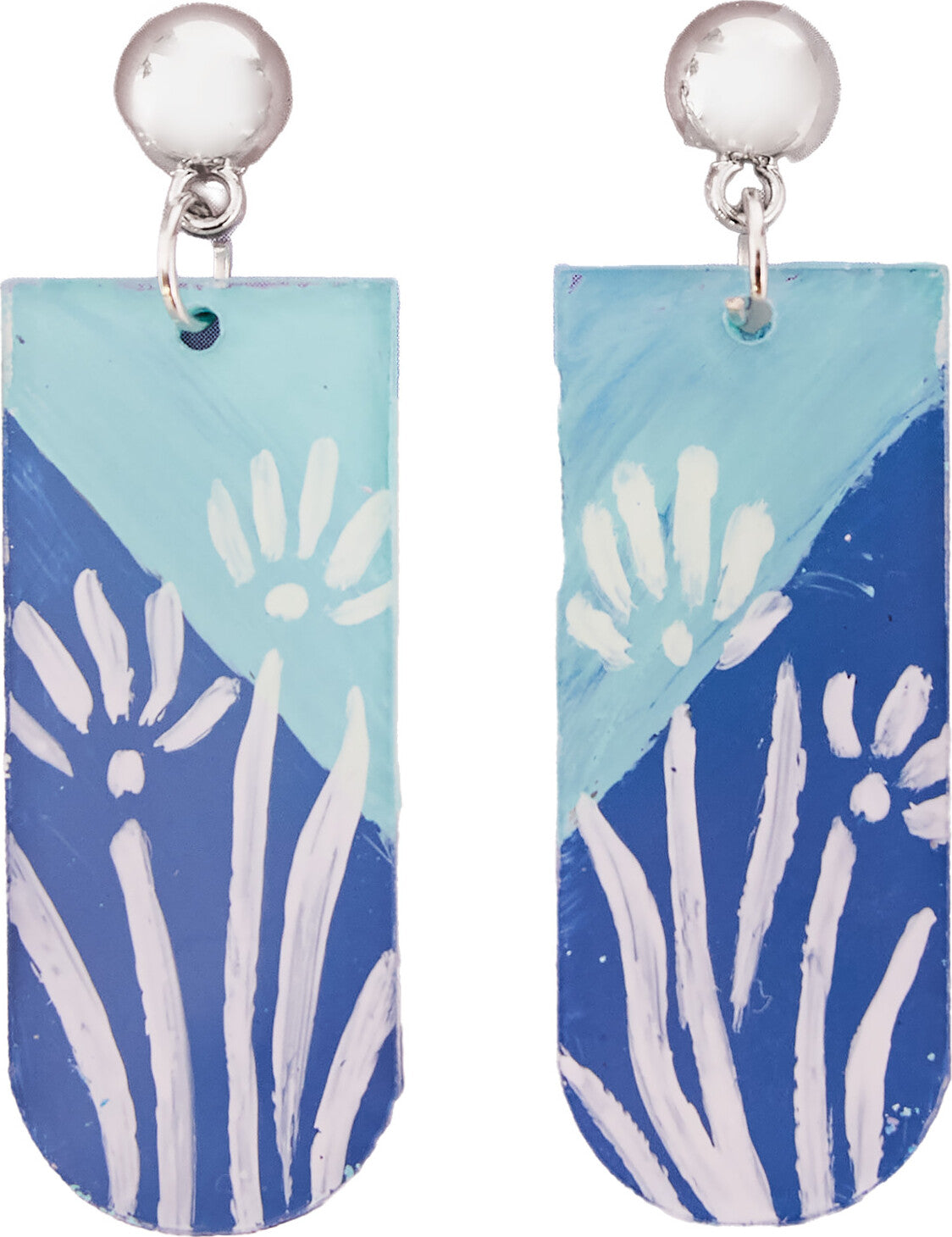 Painted Acrylic Earrings