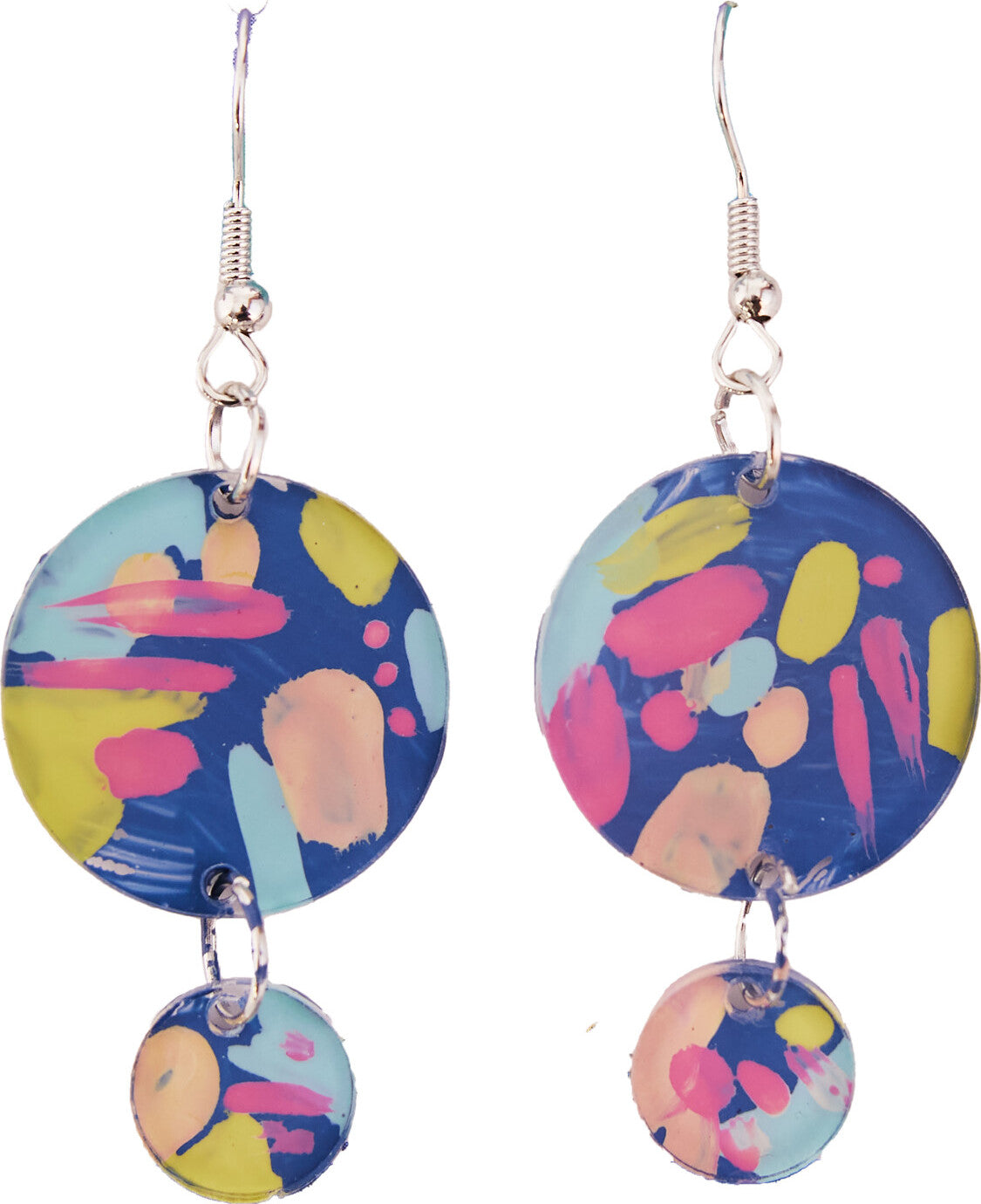 Painted Acrylic Earrings