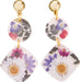 Pressed Floral Acrylic Earrings