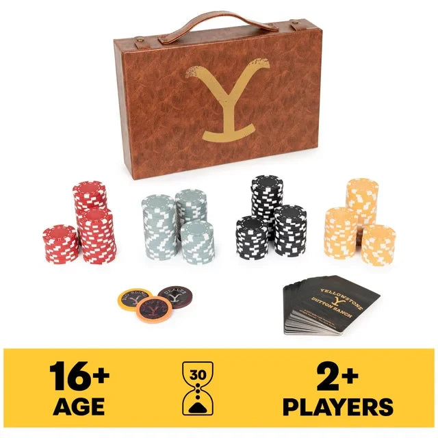 Yellowstone 200-Piece Poker Set with Custom Carrying Case