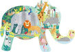 Jungle 40pc "Elephant" Shaped Jigsaw Puzzle with Shaped Box