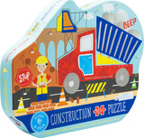 Construction 40pc "Truck" Shaped Jigsaw with Shaped Box