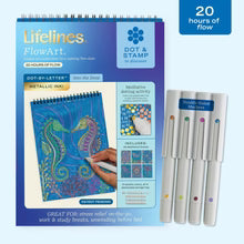 Lifelines FlowArt - Dot-By-Letter, Into the Deep - Metallic Ink