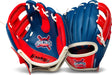 8.5 Navy/Red  Airtech Baseball Glove with Ball