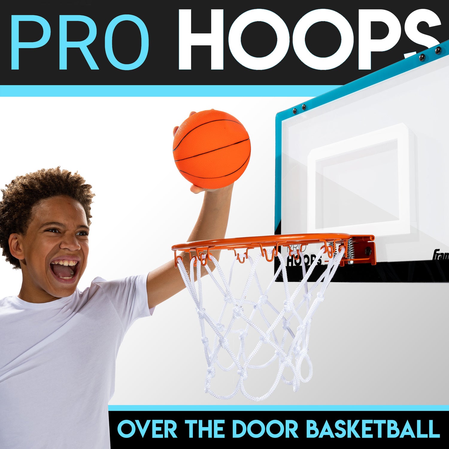 Pro Hoops - Black/Blue PVC Ball