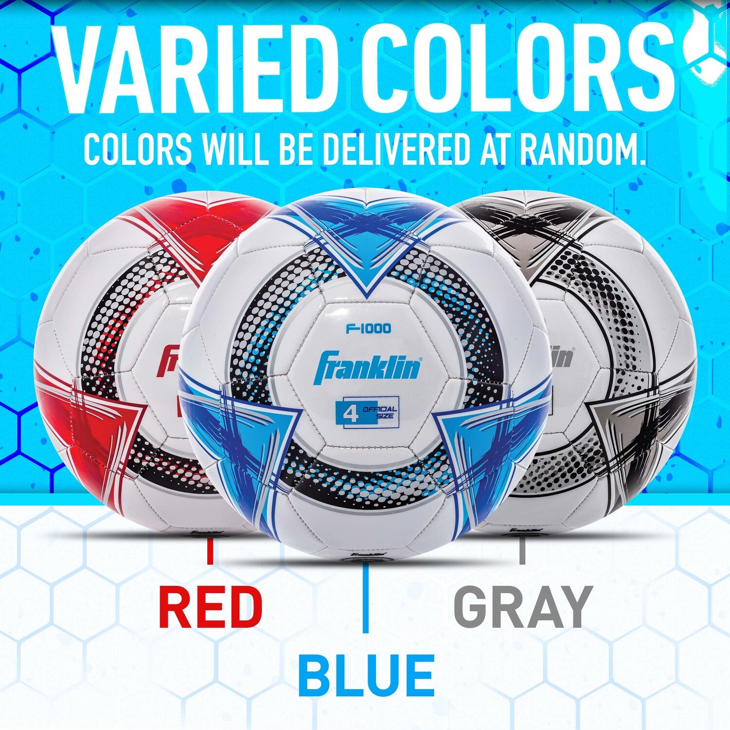 S4 Comp 1000 Soccer Ball (Assorted Colors)