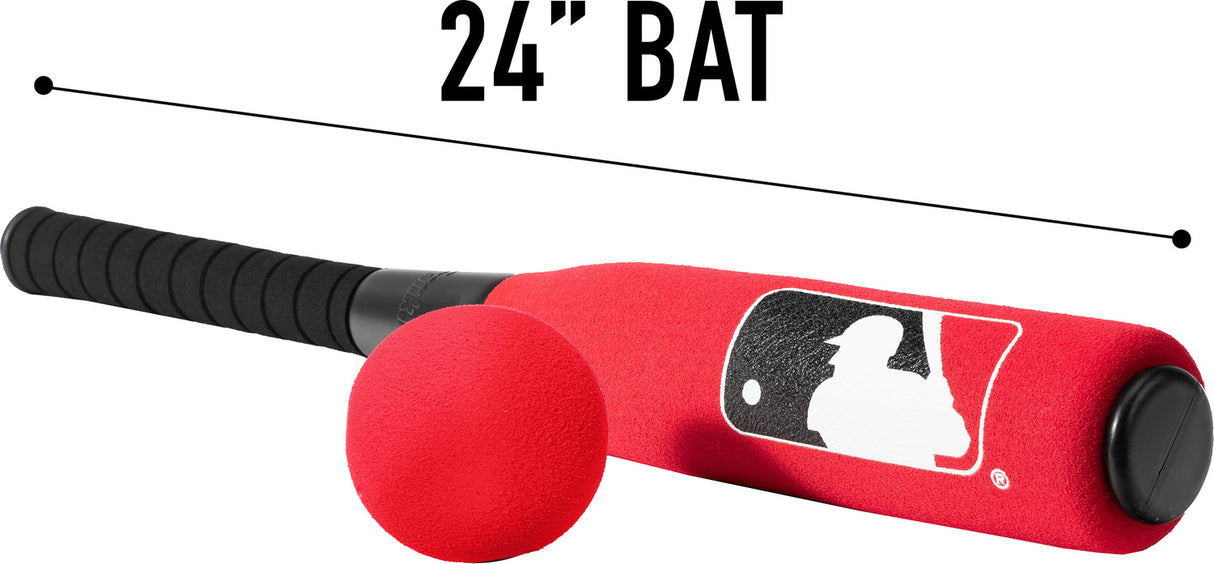 MLB 24 Oversized Foam Bat and Ball (Assorted Colors)