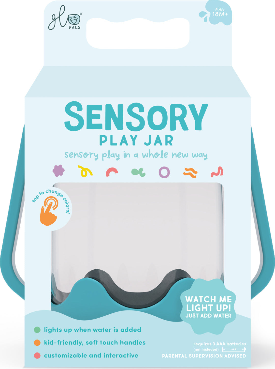 Mini Sensory Play Jar Gift Set - Blue/ Blue Lagoon