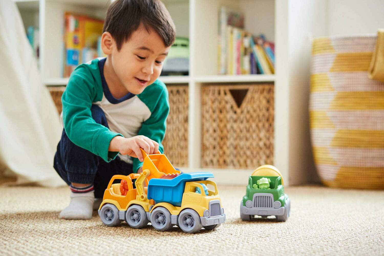 Construction Trucks - Scooper, Dumper, Mixer (each sold separately)