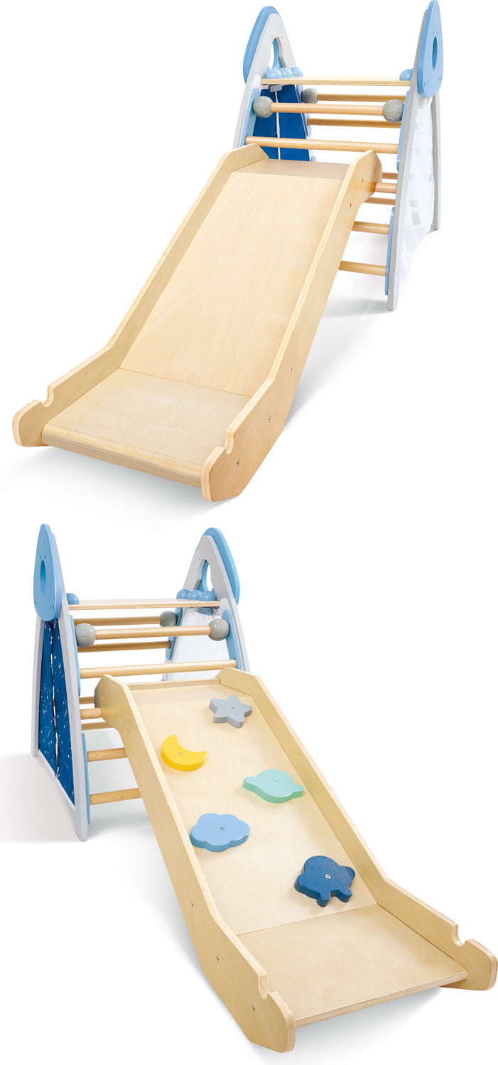 4-in-1 Climb ''n'' Slide Gym Set