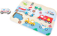 Emergency Vehicles Peg Puzzle